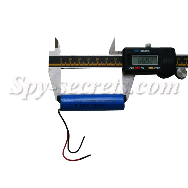 2600 mah 3.7v кръгла полимерна батерия / b18670 /