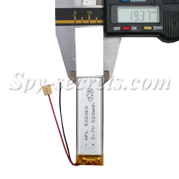 520 mah 3.7v тънка полимерна батерия / b502060 /