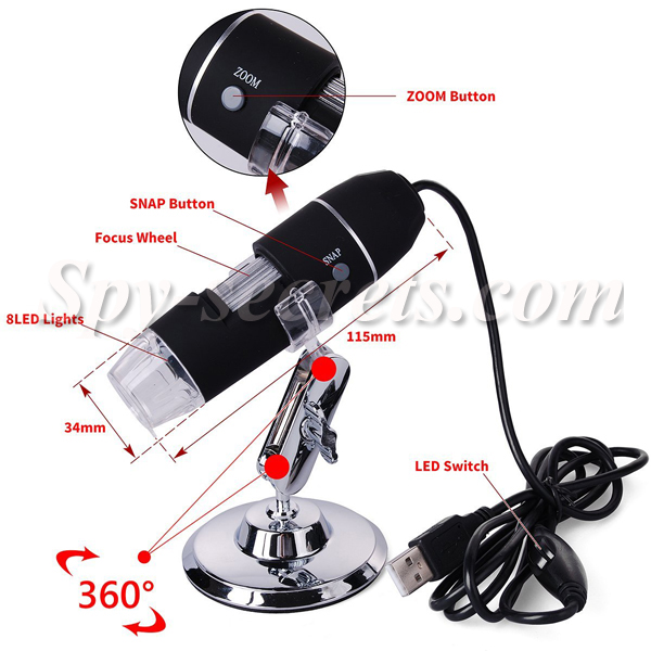 Дигитален usb микроскоп 1000Х / mksp001 /