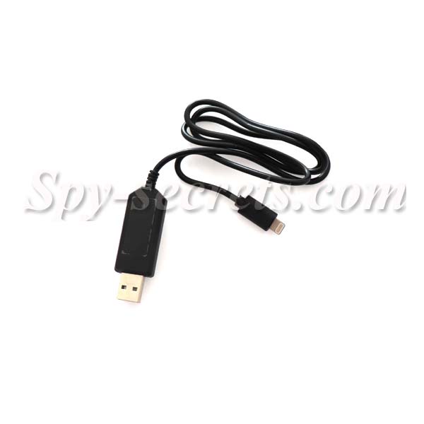Скрита камера в кабел за зареждане iphone /sk044/